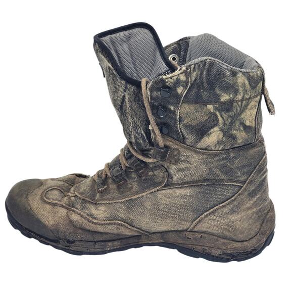 Cabelas Boots Mens 9.5D Thinsulate Ultra Hunting Boots Camo Hiking 81-2160 - Picture 1 of 16